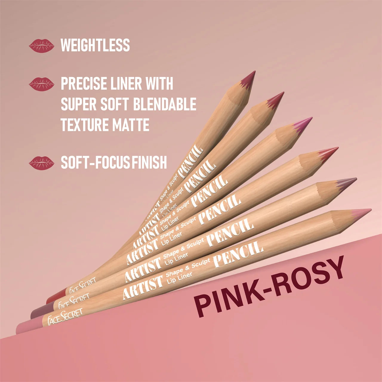 Face Secret Artist Shape & Sculpt Lip Liner Pencil Set