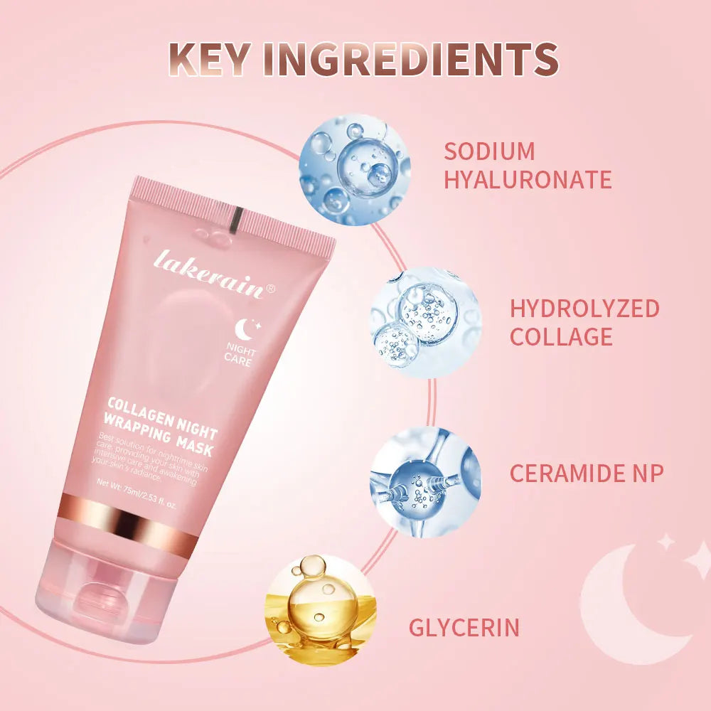 Lakerain Night Collagen Wrapping Mask