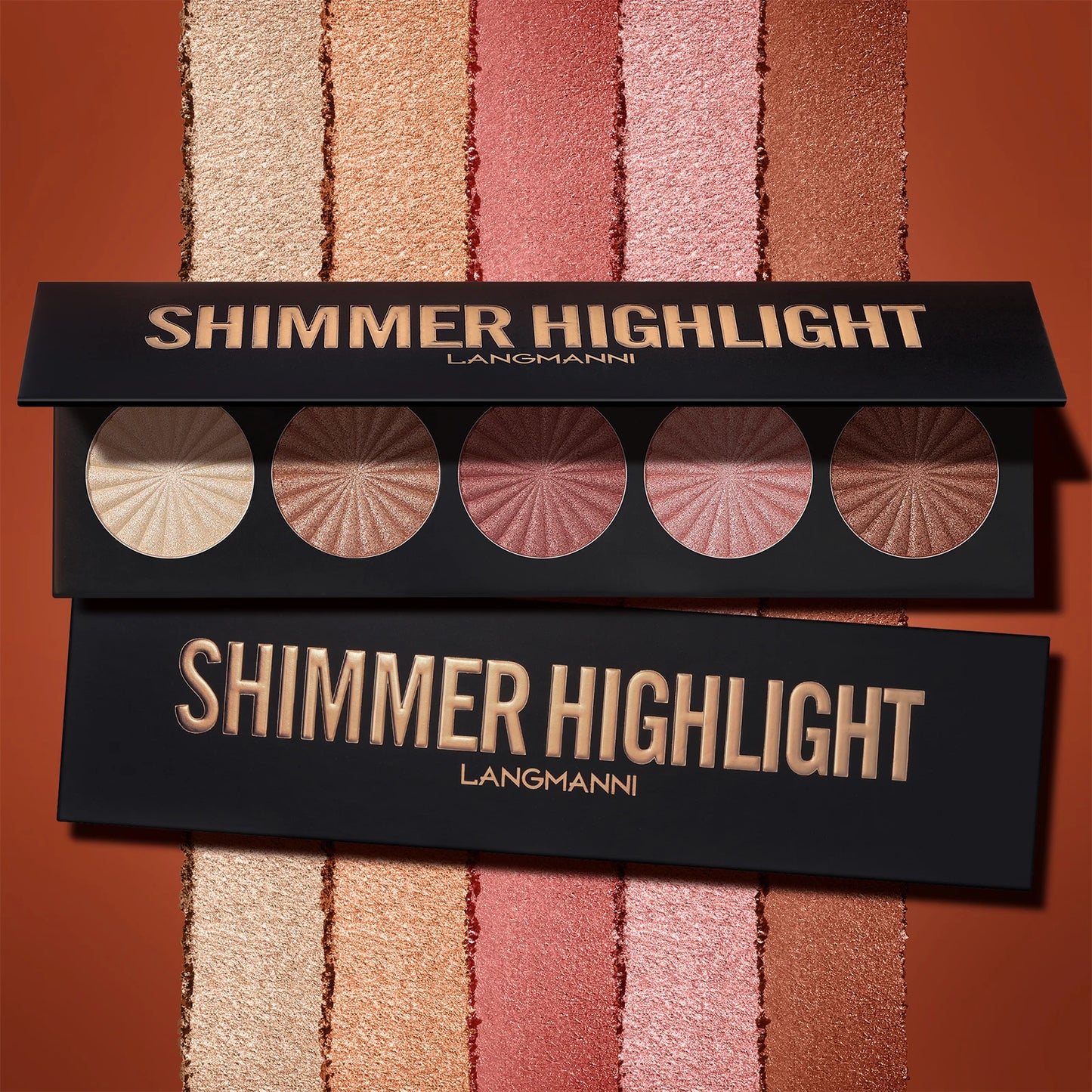 Langmanni Shimmer Highlight Palette
