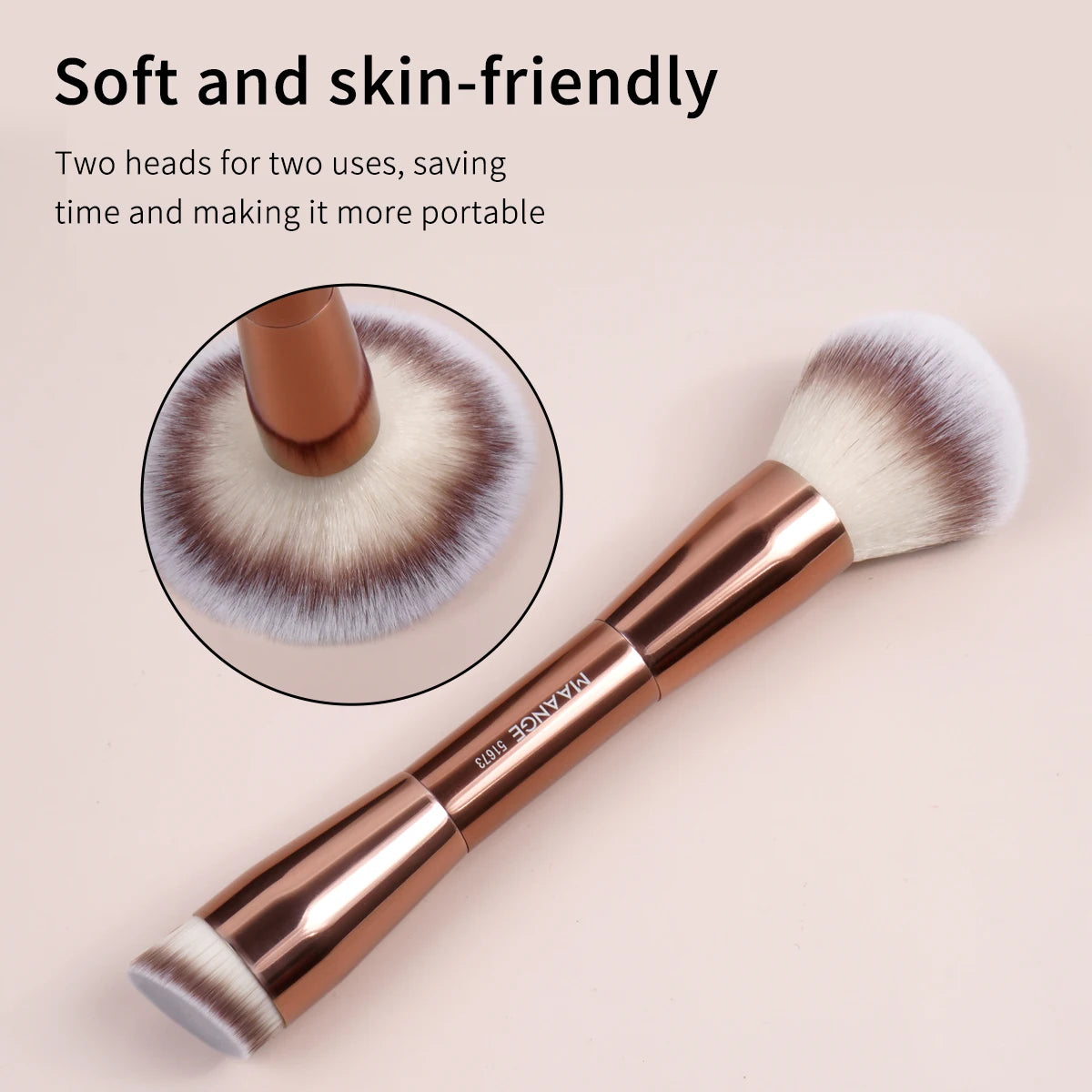 MAANGE Double-Ended Makeup Brush
