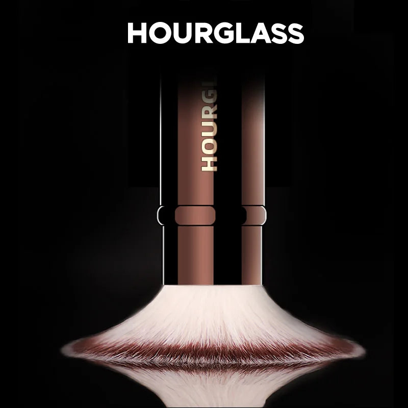 Hourglass Retractable Double-Ended Complexion Brush